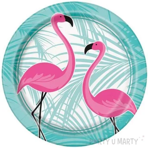 talerzyki papierowe flamingo unique 23 cm 8 szt