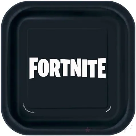 talerzyki papierowe fortnite unique 18 cm 8 szt