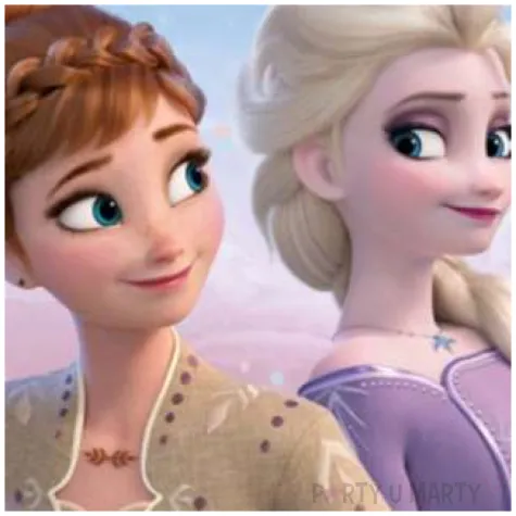 talerzyki papierowe frozen 2 kraina lodu procos 20 cm 8 szt