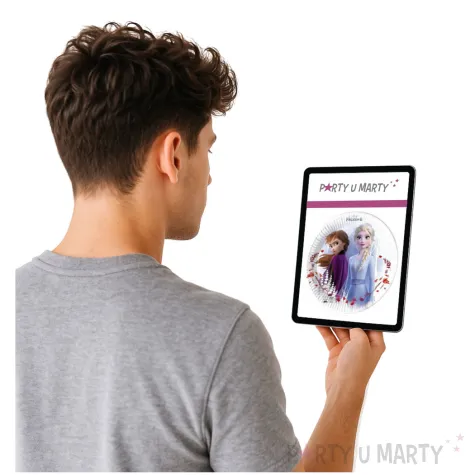 talerzyki papierowe frozen ii eko kraina lodu partytino 20 cm 8 szt