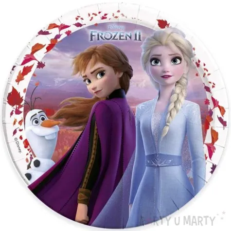 talerzyki papierowe frozen kraina lodu 2 procos 23 cm 8 szt