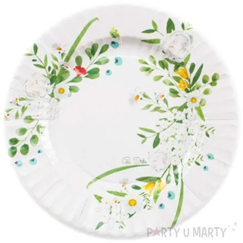 talerzyki papierowe garden party givi italia 21 cm 8 szt