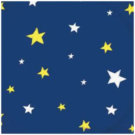 talerzyki papierowe gwiazdki na niebie granatowe paw 18 cm 10 szt