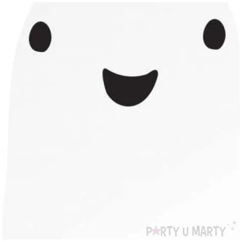 talerzyki papierowe halloween friends duchy biale amscan 18 cm 8 szt