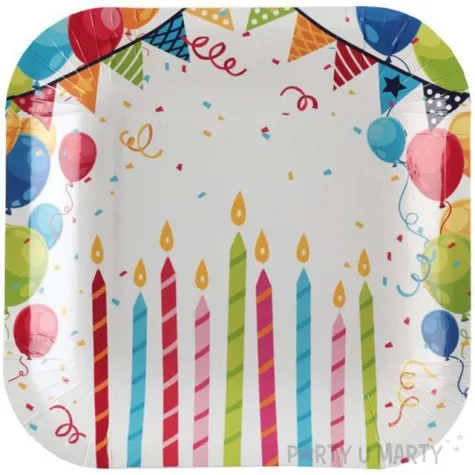 talerzyki papierowe harlequin santex 18 cm 10 szt