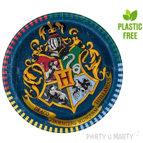 talerzyki papierowe harry potter unique 18 cm 8 szt