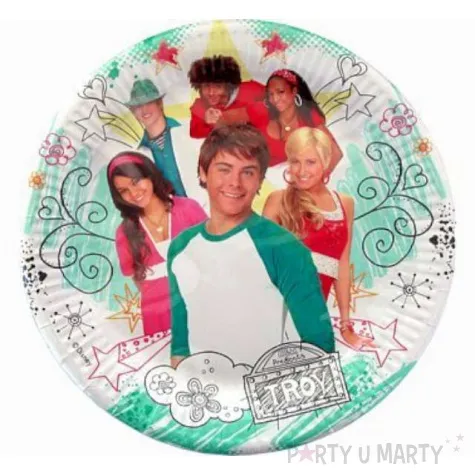 talerzyki papierowe high school 2 23 cm 10 szt