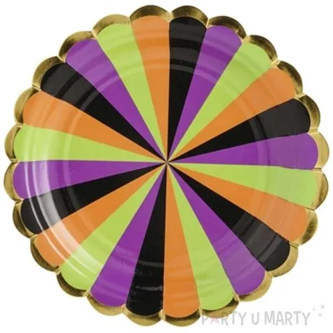 talerzyki papierowe hocus pocus partydeco 18 cm 6 szt