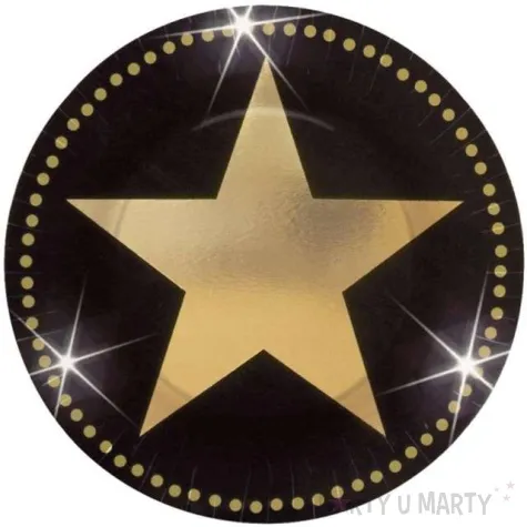 talerzyki papierowe hollywood amscan 18 cm 8 szt