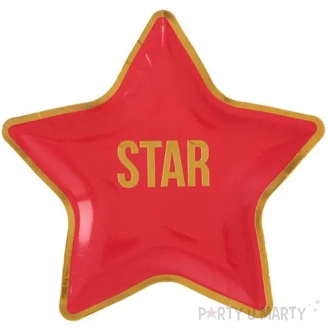 talerzyki papierowe hollywood santex 22 cm 10 szt