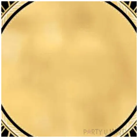 talerzyki papierowe impreza glamour zlote amscan 27 cm 8 szt