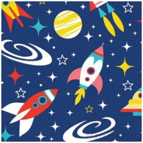 talerzyki papierowe kosmos granatowe paw 23 cm 10 szt