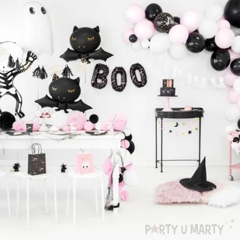 talerzyki papierowe kotek czarny partydeco 22x20 cm 6 szt