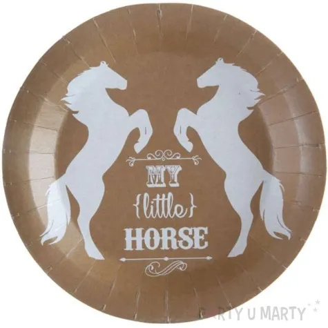 talerzyki papierowe kraft kon santex 23 cm 10 szt