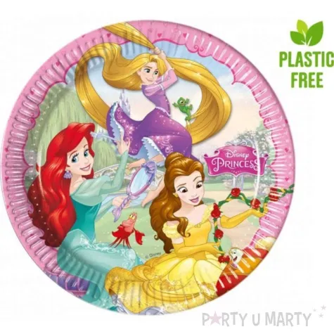 talerzyki papierowe ksiezniczki disneya princess procos 23 cm 8 szt