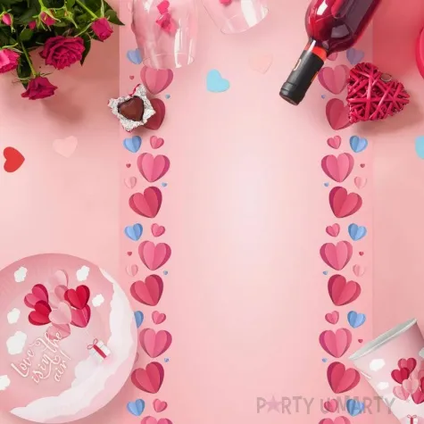 talerzyki papierowe love is in the air rozowy godan 18 cm 6 szt