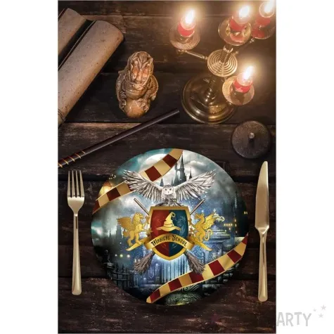 talerzyki papierowe magiczna szkola guirca 23 cm 6 szt