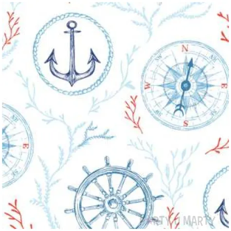 talerzyki papierowe marynarskie biale kwadratowe paw 23 x 23 cm 10 szt