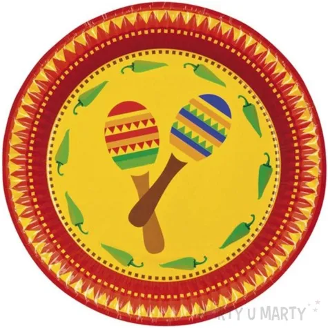 talerzyki papierowe meksykanski klimat boland 23 cm 6 szt