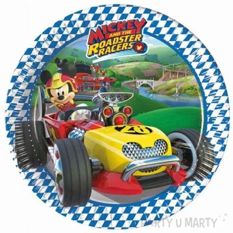 talerzyki papierowe mickey roadster racers 20 cm 8 szt