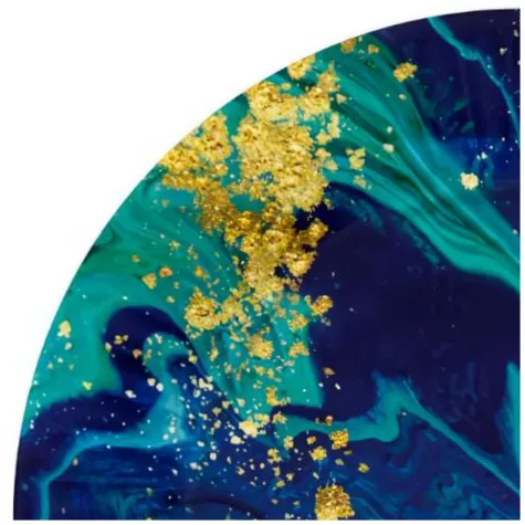 talerzyki papierowe midnight blue granatowy godan 18 cm 6 szt