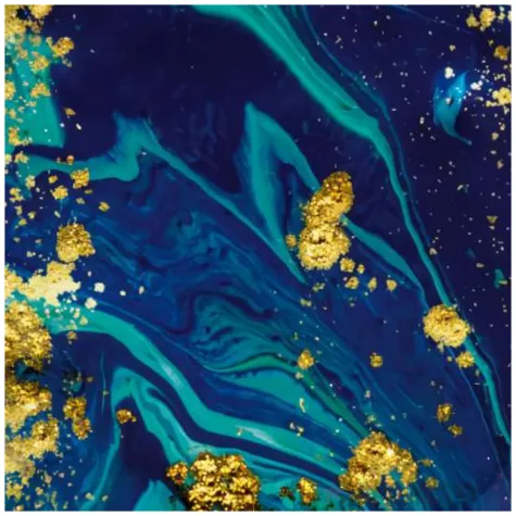 talerzyki papierowe midnight blue granatowy godan 18 cm 6 szt