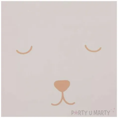 talerzyki papierowe mis kremowy ginger ray 29 cm 8 szt