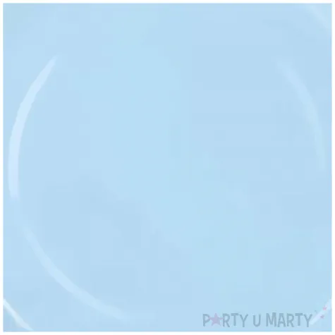 talerzyki papierowe monocolor blekitny paw 23 cm 10 szt