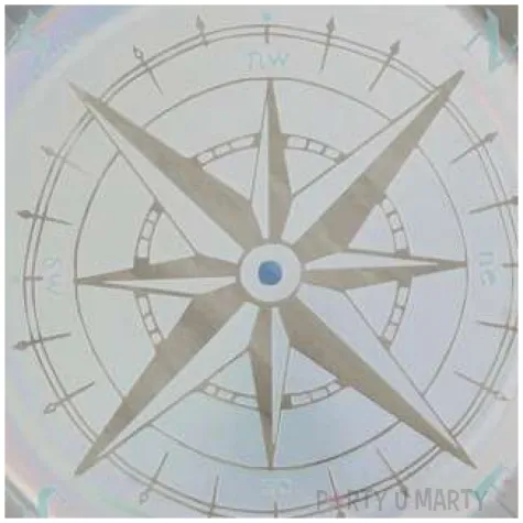 talerzyki papierowe morskie powietrze sea air santex 22 5 cm 10 szt