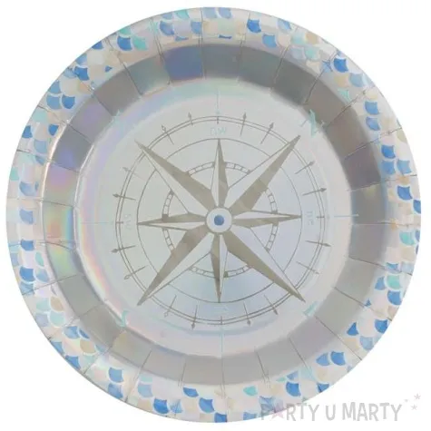 talerzyki papierowe morskie powietrze sea air santex 22 5 cm 10 szt