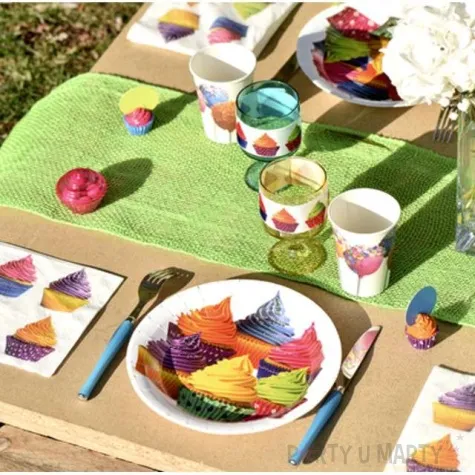 talerzyki papierowe muffinki santex 23 cm 10 szt