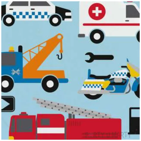 talerzyki papierowe on the road amscan 8 szt