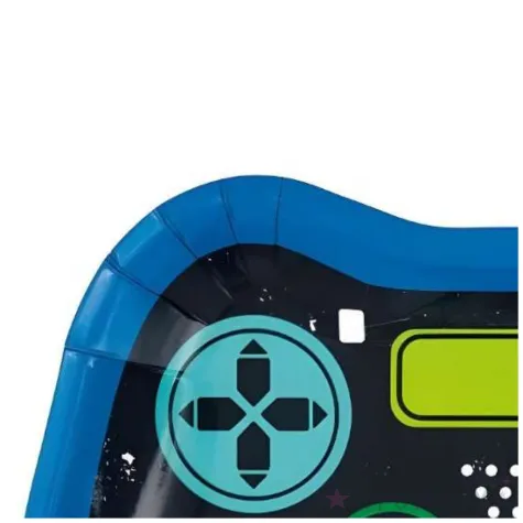 talerzyki papierowe pad gamingowy unique 23 cm 8 szt