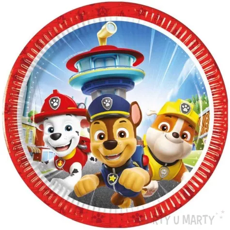 talerzyki papierowe paw patrol rescue heroes psi patrol procos 20 cm 8 szt