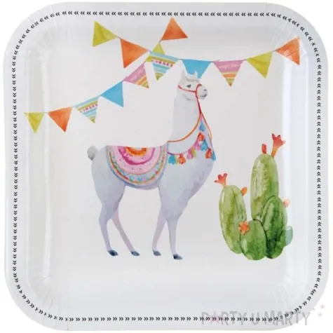 talerzyki papierowe peruvian biale santex 23 cm 10 szt