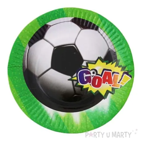 talerzyki papierowe pilka goal godan 18 cm 6 szt