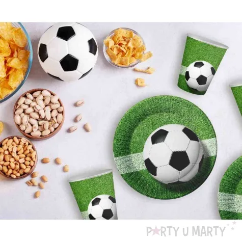 talerzyki papierowe pilka nozna godan 18 cm 6 szt