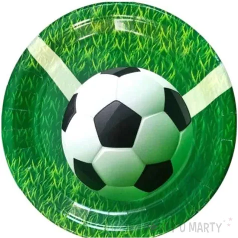 talerzyki papierowe pilka nozna jix 17 5 cm 6 szt