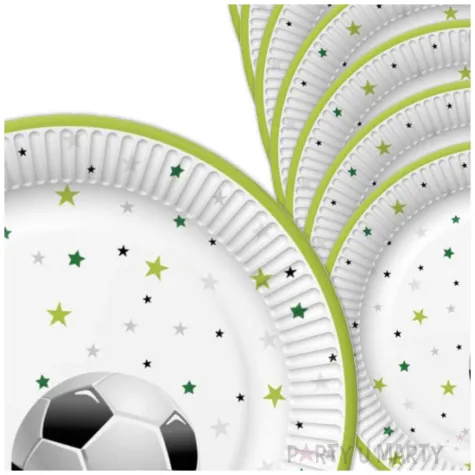 talerzyki papierowe pilka nozna maki 23 cm 8 szt