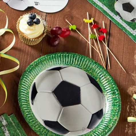 talerzyki papierowe pilka nozna procos 23 cm 8 szt