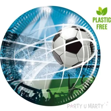 talerzyki papierowe pilka nozna soccer fans procos 23 cm 8 szt