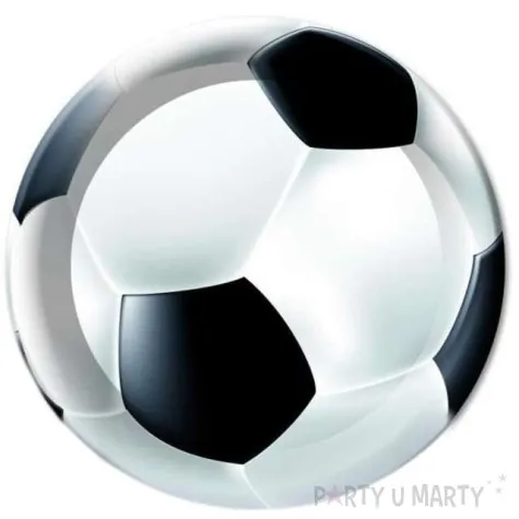 talerzyki papierowe pilka nozna tamipol 18 cm 6 szt