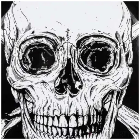 talerzyki papierowe piracka czaszka boland 33 cm 10 szt