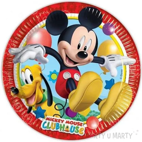 talerzyki papierowe playful myszka mickey 20 cm 8 szt