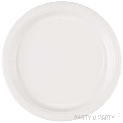 talerzyki papierowe premium amscan l biale 22 8 cm 8 szt