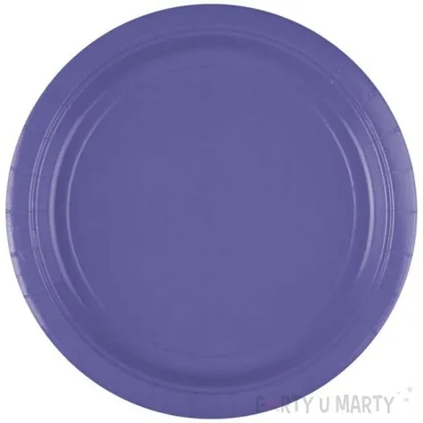 talerzyki papierowe premium amscan l fioletowe pastelowe 22 8 cm 8 szt