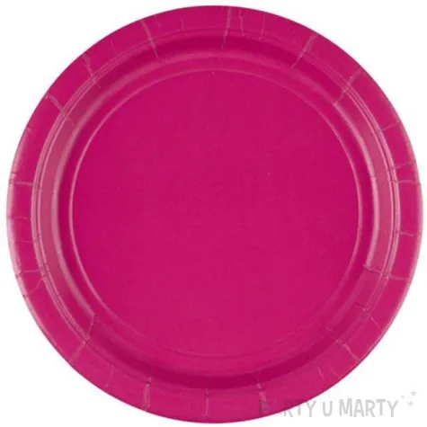 talerzyki papierowe premium amscan l fuksja 22 8 cm 8 szt