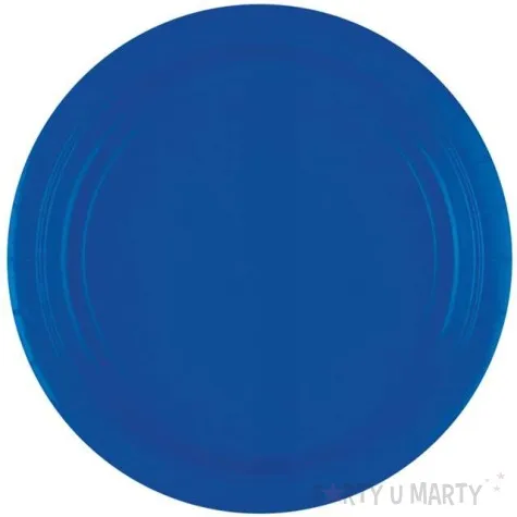 talerzyki papierowe premium amscan l jumbo pack niebieskie 23 cm 20 szt