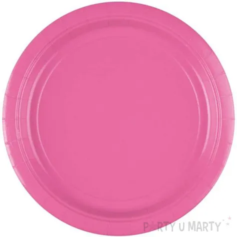 talerzyki papierowe premium amscan l jumbo pack rozowe 23 cm 20 szt
