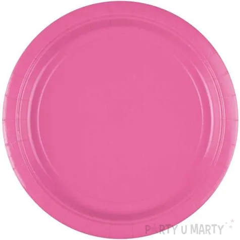 talerzyki papierowe premium amscan l rozowe 22 8 cm 8 szt